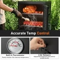 thumbnail image 6 of Costway 40'' Vertical BBQ Smoker w/Built-in Thermometer Adjustable Air Dampers for Party, 6 of 10