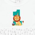 thumbnail image 4 of Inktastic First Birthday Boy Lion 1 Year Old Girls Baby Dress, 4 of 5