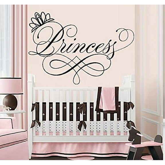 PRINCESS #2 ~ WALL Decal , 20" X 22" LRG