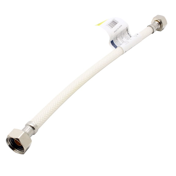 Thrifco 7642010 1/2 Inch FIP X 1/2 Inch FIP X 12 Inch Long Flexible Braided PVC Faucet Riser