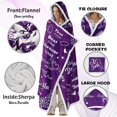 thumbnail image 3 of Birthday Gifts for Sister,Sister Birthday Gifts Sherpa Wearable Blanket Hoodie,Gifts for Sisters from Sisters Adult,Sister Gifts from Sisters/Brother,Sister Purple Double Hooded Blanket,70.8" X 47.3", 3 of 6
