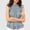 Blue, variant on Women's Trendy Gingham Smocked Ruffle Sleeveless Top Elegant Plaid Babydoll Peplum Blouse Cute Summer Soft Lightweight Tank Shirt Women Dressy Business Beach Vacation Outfits, Blue L