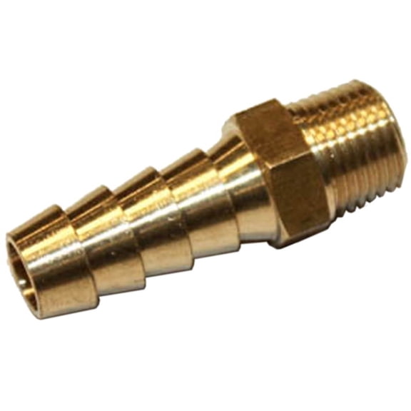 Parts 5/16" hose I.D. to 1/8" Male NPT Hose Barb, Brass 69924