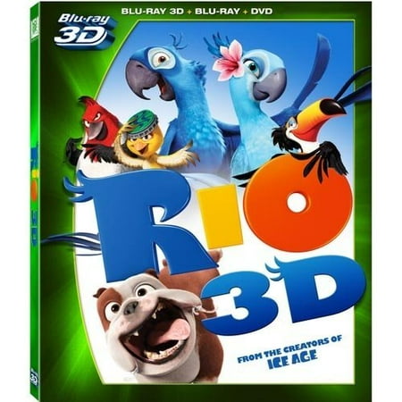 Rio (3D Blu-ray + Blu-ray + DVD) (With INSTAWATCH) (Widescreen)