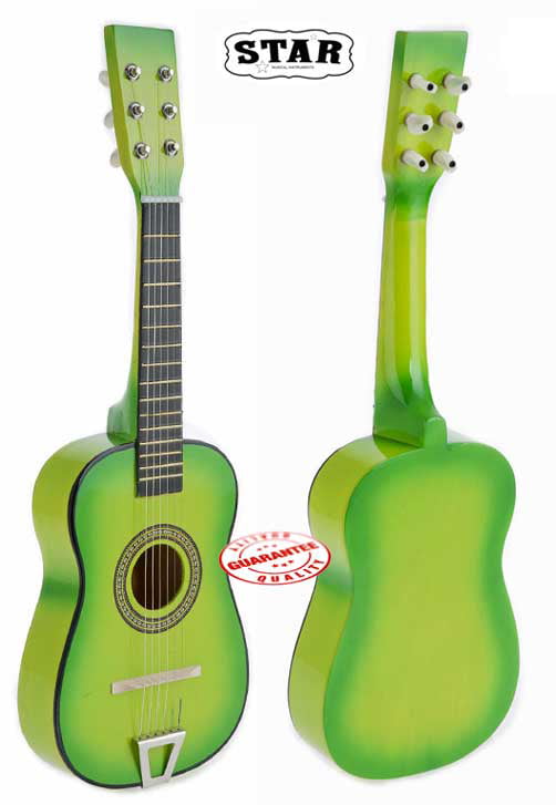 Star Kids Acoustic Toy Guitar 23 Inches Brown Color 