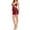 Wine, variant on Kilaqueen Cocktail Dresses for Women Sexy Sequin Bodycon Backless Spaghetti Straps Mini Dress for Club Party