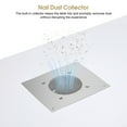 thumbnail image 6 of BarberPub Manicure Table with Electric Dust Collector, Nail Desk with Shelves, Drawers, 6 of 9