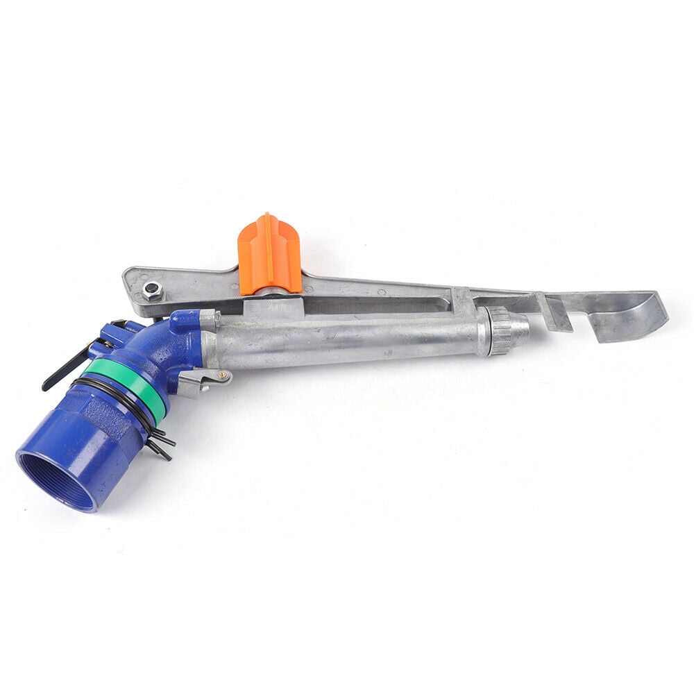 2.6'' Agricultural Irrigation Spray Gun Large Area Watering for Agricultural Farm Irrigation Plant Watering Water Spray Guns 360° Adjustable Irrigation Sprinkler Spray Gun for Farm Garden Lawn