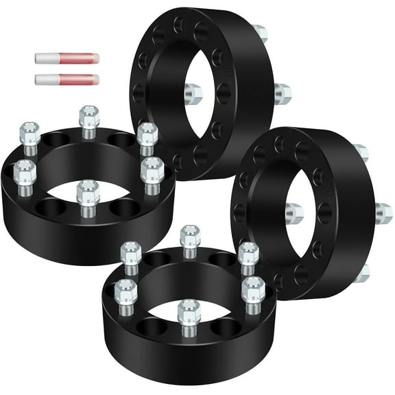 ECCPP 4x 2 inch 6 Lug Wheel Spacers 2" 50mm 6x5.5 6x139.7mm 14x1.5 Studs 108mm fit for 1999-2019 for Silverado 1500 for Escalade