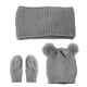 thumbnail image 5 of Gorro Para Niños, Bufanda Infantil De Material De Lana De Textura Suave Y Cómoda A Prueba De Viento Y Cálido, Para Niños Y Bebés ANGGREK Gris, 5 of 8