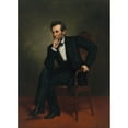 thumbnail image 2 of George Peter Alexander Healy 18x24 Black Ornate Framed Double Matted Museum Art Print Titled: Abraham Lincoln (1887), 2 of 5