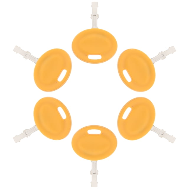 HAMPPLIES 6Pcs Lawn Mower Ignition Keys Replacement for Model 9252054A Yellow Heavy Duty Accessories