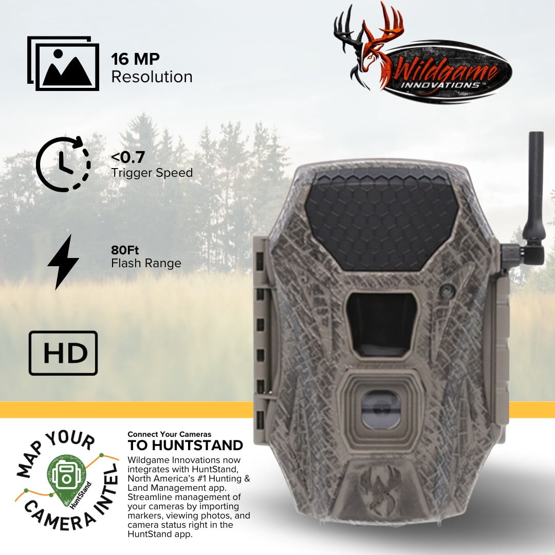 Wildgame Innovations Terra Cell 16MP Cellular Trail Camera (10-Pack) Bundle with 32GB Ultra SDHC UHS-I Memory Card (10-Pack) and USB Card Reader (21 Items)