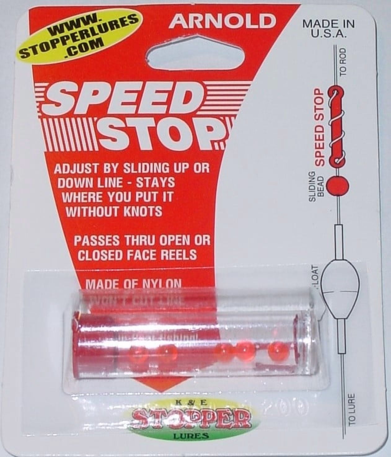 (3 pack) K&E SPEED STOPS | 5 PK Bobber Stops