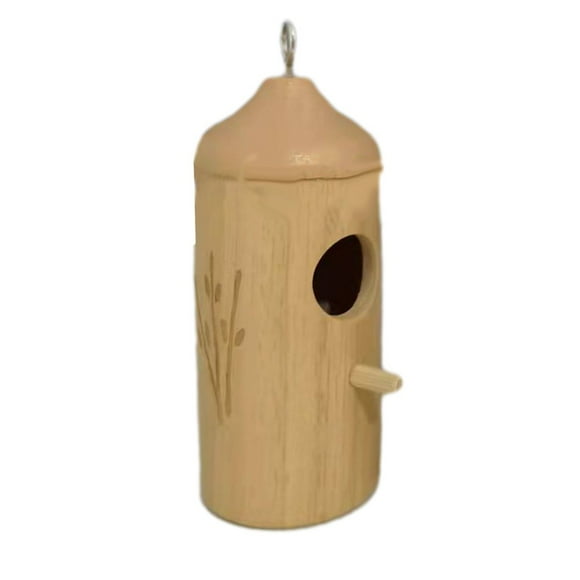 Hummingbird Haven: Wooden Nest for Outdoor Hanging, Enhance Nesting Experience