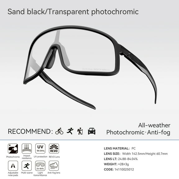 ROCKBROS Cycling Sunglasses Fashion and Colorful Anti-fog Transparent Sungglasses Polarized Cycling Unisex Sport UV400