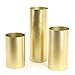 thumbnail image 3 of Koyal Wholesale Brass Brushed Metal Cylinder Vases, Candle Holders Set of 3, 3 of 4
