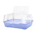 thumbnail image 1 of Jaula grande para hámsteres Hábitat para hámsteres Mascotas pequeñas y lindas Hábitat Ventilación Casa para juegos para conejos Casa Jaula para animal azul, 1 of 8