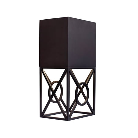 

1-Light Antique Bronze Outdoor Dark Sky Compliant Wall Light