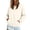 A-White281, variant on Bibifish Womens Hoodies Full Zip Long Sleeve Oversized Soft Fleece Relaxed Fit Outerwear Pullover Tops With Pocket