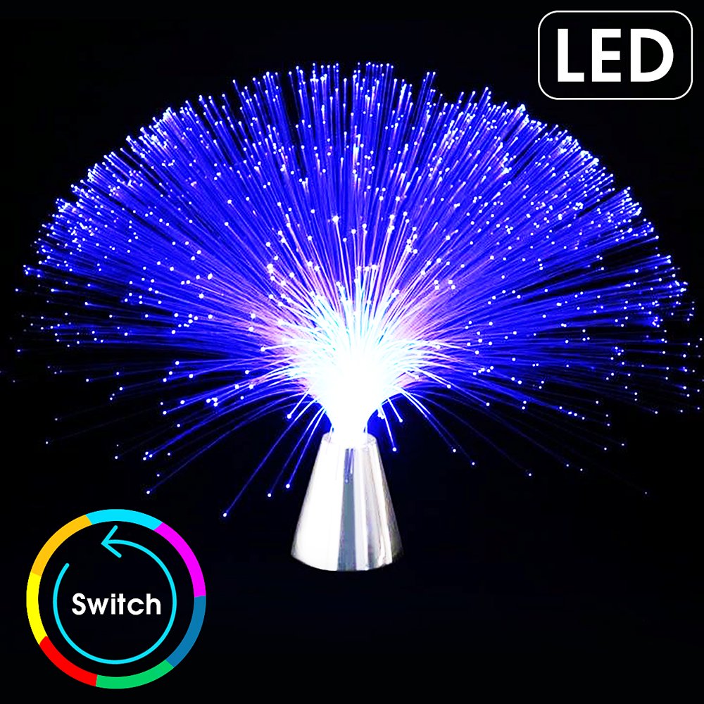 LED Fiber Optic Night Light Lamp Flashing Colorful Multicolor Toy
