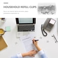 thumbnail image 2 of SHISUYAN 4 Boxes of Multi-function Binder Clips Refills Household Refill Clips Daily Use Stapler Clips, 2 of 8