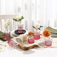 thumbnail image 3 of 30-Pack Pink Glass Bud Vases, Elegant Small Flower Vases for Wedding & Event Centerpieces, Bulk Set for Table Decor, 3 of 7
