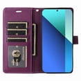 thumbnail image 2 of FOXDOCK Funda tipo Cartera para Xiaomi Redmi Note 13 4G – Cubierta de Cuero PU con Múltiples Ranuras, Bolsillo para Efectivo y Correa de Muñeca, 2 of 6