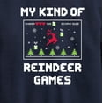 thumbnail image 3 of Instant Message - My Kind Of Reindeer Games Christmas - Toddler & Youth Crewneck Fleece Sweatshirt, 3 of 6