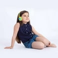 thumbnail image 4 of Portable Headphones, Headset, Wired 85dB Volume Limited Hearing  Pink /Yellow /Blue /Orange /Black Red Safe For Kids Children Gifts Kids, 4 of 7