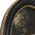 thumbnail image 4 of Home Decor Collection Black Round Wall Art or Tabletop, White Rose Floral Print by Antoine Monnoyer with Gold Beaded Frame, Classic Decorative Artwork, 6x8, 4 of 7