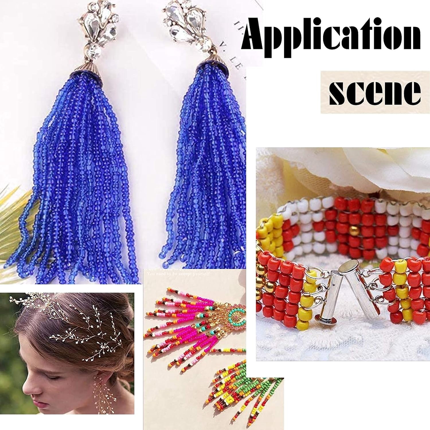 Glass Seed Beads Round Mixed Style Mixed Color 2~4mm Hole: 1~1.5mm 600g/set