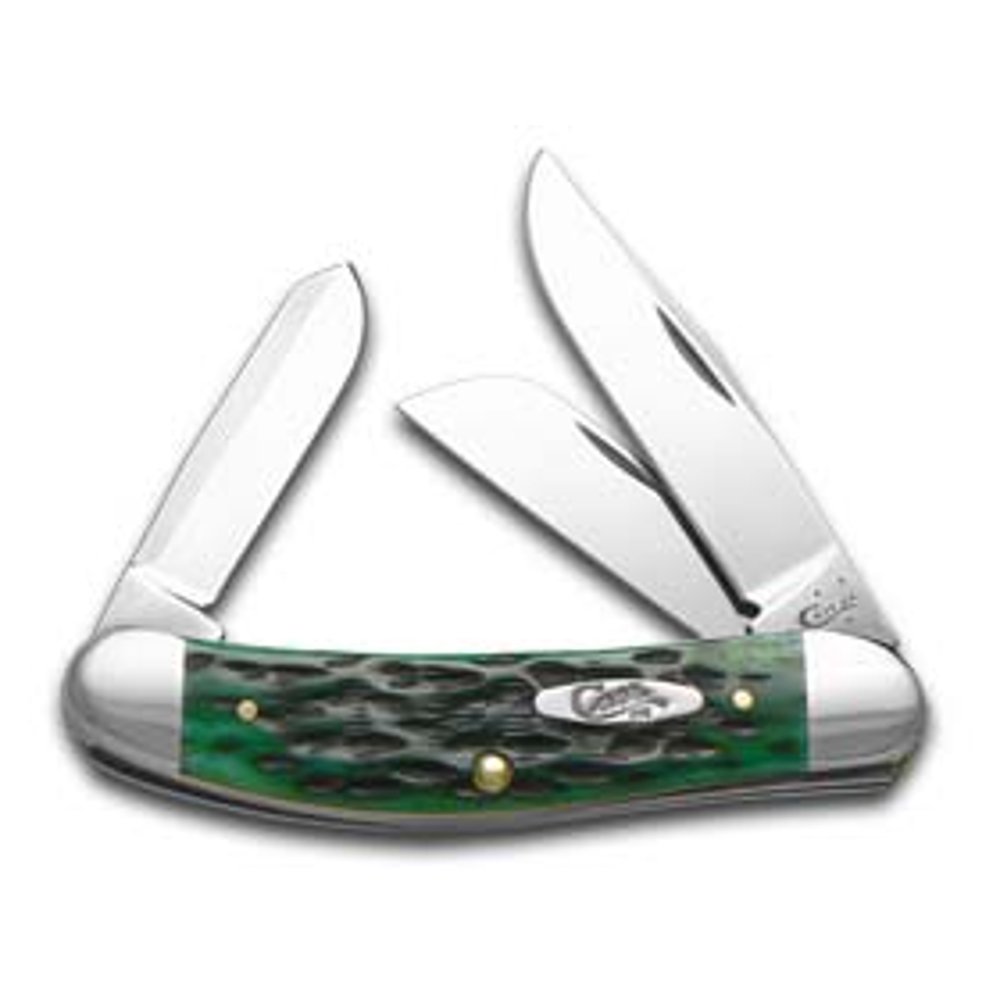 CASE XX Jigged Pocket Worn Bermuda Green Bone Sowbelly Stainless Pocket