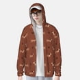 thumbnail image 2 of Balery Dachshund Dog Puppy Sudadera ligera de manga larga con capucha y protección solar UPF 50+ para hombre y mujer, ideal para pesca y running-Medium, 2 of 6