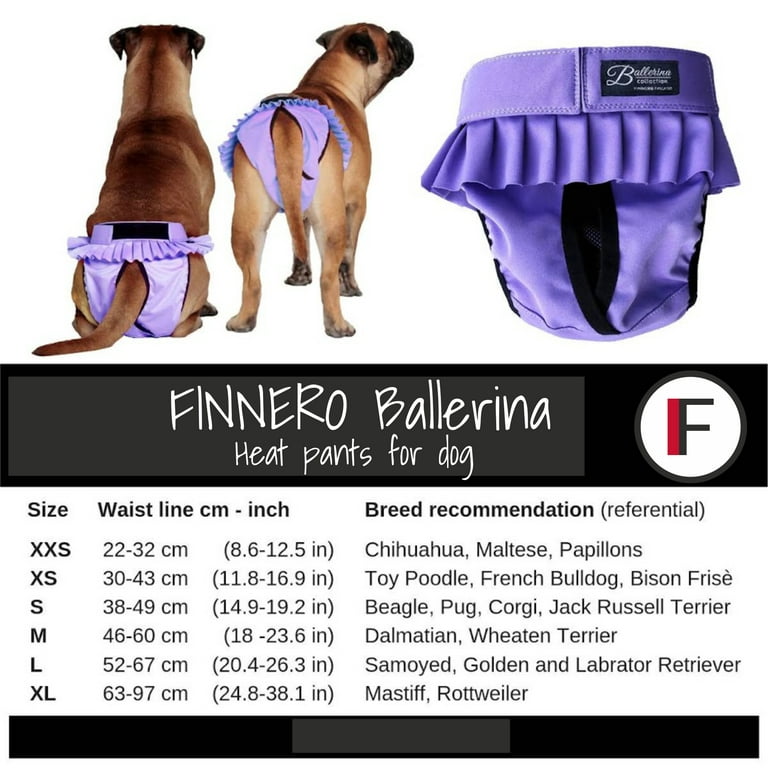Ballerina Heat Pants for dogs violet