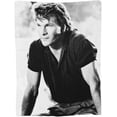 thumbnail image 3 of Blanket Patrick Swayze Soft and Comfortable Warm Fleece Throw Blankets Yoga Blankets Beach Blanket Picnic Blankets Gift for Dorm room office decor Sofa Bed Camping Travel All Season, 3 of 6