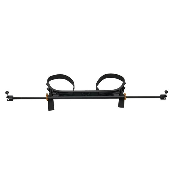 KFFKFF Golf Cart Bag Holder, 53.9 x 7.7 x 2.4 Inch, Fits Most 2 2 Golf Cart Rear Seats with 1.2-Inch Square Tubes, Adjustable Club Holder with Strap, Easy Installation Without Drilling