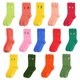 thumbnail image 2 of Calcetines de algodón con bordado de frutas, calcetines de tubo medio, calcetines de mujer de tendencia de versión coreana, 2 of 6