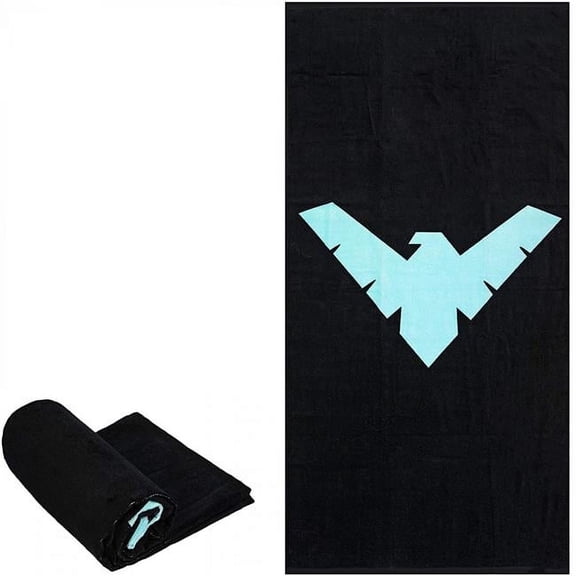DC Comics Batman Nightwing Cotton Beach Towel, 28" x 58"