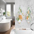 thumbnail image 6 of Coolnut 2 PCS Hand TowelsOrange 16 x 28 Inch Soft Highly Absorbent Cotton Bathroom Towels for Bathroom Ktichen Travel SPA Gym, 6 of 6