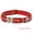 All-metal model: red, variant on Customized Soft Artificial Velvet Cat Collar, Personalized Cat Tag, Laser Engraved Metal Button Cat Collar, Neck Circumference 0.6-1.2 inches