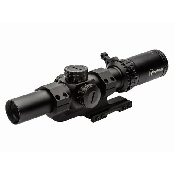 Firefield RapidStrike Rifle Scope 1-6x 24mm Illuminated Circle Dot Reticle Matte Black