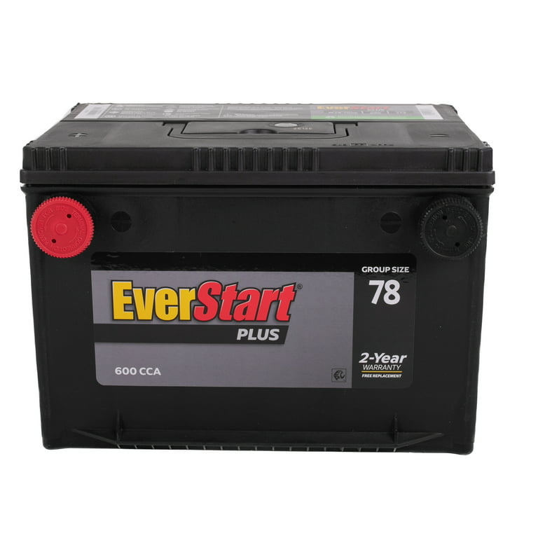 Everstart Plus Lead Acid Group 78 Automotive Battery 12 Volts/600 CCA
