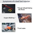thumbnail image 7 of Unique Bargains Fuel Injector for Toyota Camry 2.4 2004-2009 Flow Match Fuel Nozzle NO.23209-0H030 1 Pcs Engine, 7 of 7