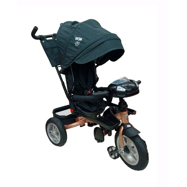 Triciclo Evolutivo Angelin Baby Llanta de Aire Negro