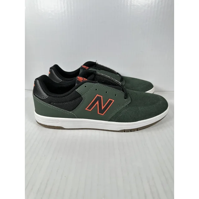 New Balance Numeric 425 Men's Forest Green Orange Low Skate Shoes Size 9.5 NEW