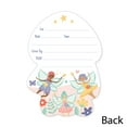 thumbnail image 5 of Big Dot of Happiness Let's Be Fairies - Shaped Fill-In Invitations - Fairy Garden Birthday Party Invitation Cards with Envelopes - Set of 12, 5 of 7