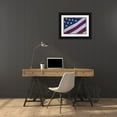 thumbnail image 3 of Kaveney, Wendy 18x14 Black Ornate Wood Framed with Double Matting Museum Art Print Titled - Indiana, Carmel Stars and stripes of the US flag, 3 of 4