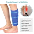 thumbnail image 3 of Calf Support Brace Shin Splints Compression Wrap Neoprene Calf Sleeves Adjustable Breathable Bandage, 3 of 5