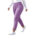 thumbnail image 5 of MLCDZ Plus Size Workout Leggings for Women High Waisted Side Slit Lounge Lightweight Gym Sports Yoga Pants Fitness Exercise Stretch Soft Trousers, 5 of 10